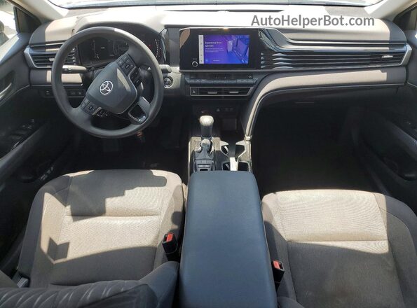 4T1DAACK6SU001436 2025 TOYOTA CAMRY Charcoal Առջևի վահանակի տեսք