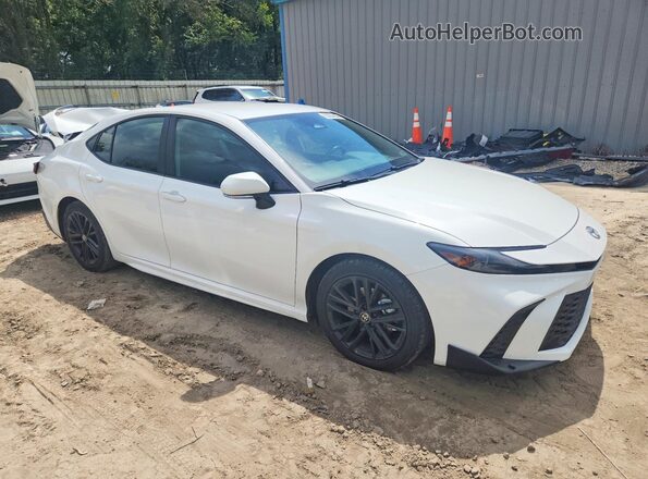 4T1DAACK6SU078761 2025 TOYOTA CAMRY Белый Передняя правая четверть