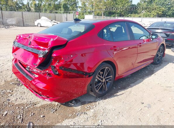 4T1DAACK6SU095883 2025 TOYOTA CAMRY Red Հետևի աջ