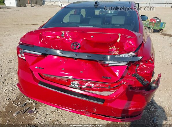 4T1DAACK6SU095883 2025 TOYOTA CAMRY Red Դիմացի տեսք