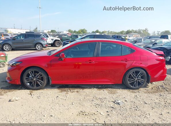 4T1DAACK6SU095883 2025 TOYOTA CAMRY Red Սալոնի 360 աստիճան տեսք