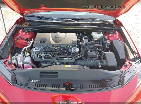 4T1DAACK6SU095883 2025 TOYOTA CAMRY Red Հետևի տեսք