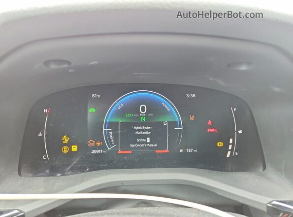 4T1DAACK6SU539148 2025 TOYOTA CAMRY Gray Вид щитка приладів