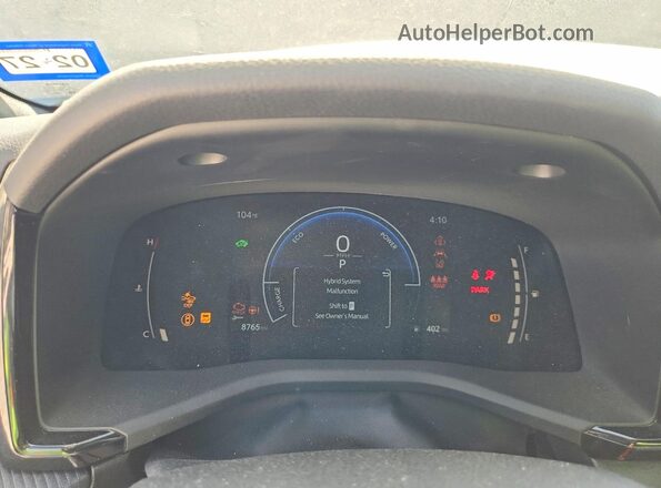 4T1DAACK6SU588401 2025 TOYOTA CAMRY Gray Widok zestawu wskaźników