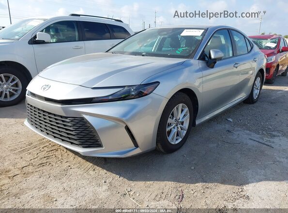 4T1DAACK6SU606346 2025 TOYOTA CAMRY Silver Передня ліва чверть