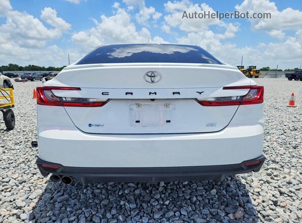 4T1DAACK6TU261630 2026 TOYOTA CAMRY White უკანა ხედი