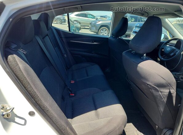 4T1DAACK7SU580954 2025 TOYOTA CAMRY White Вид задніх сидінь