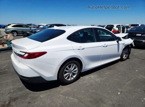 4T1DAACK7SU580954 2025 TOYOTA CAMRY White Задня права чверть
