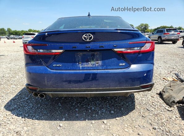 4T1DAACK9SU023110 2025 TOYOTA CAMRY Blue Հետևի տեսք