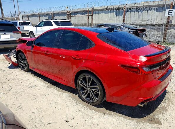 4T1DAACK9SU050193 2025 TOYOTA CAMRY Red Trasero izquierdo