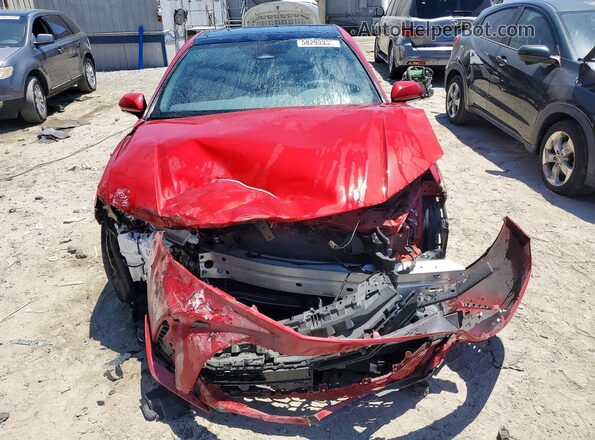 4T1DAACK9SU050193 2025 TOYOTA CAMRY Red Vista frontal