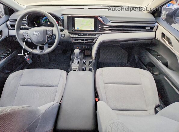 4T1DAACK9SU134093 2025 TOYOTA CAMRY Gray Dashboard view