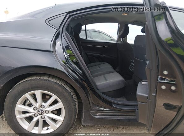 4T1DAACK9SU154876 2025 TOYOTA CAMRY Black Vista de la etiqueta del VIN