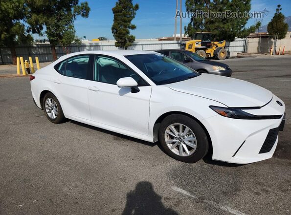 4T1DAACKXSU564795 2025 TOYOTA CAMRY White Front right