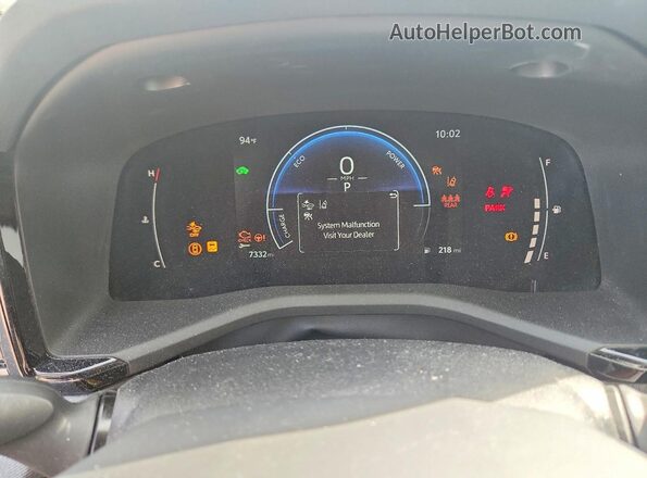 4T1DAACKXSU564795 2025 TOYOTA CAMRY White Instrument cluster view