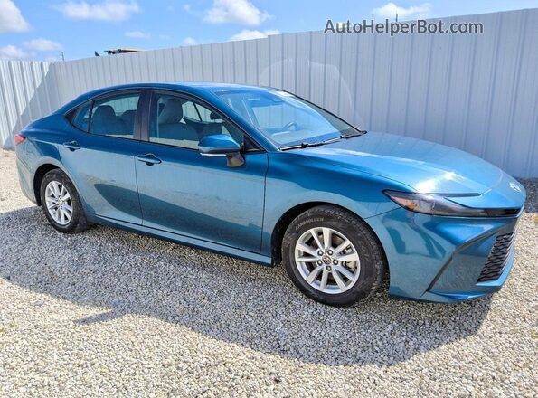 4T1DAACKXSU573755 2025 TOYOTA CAMRY Синий Передняя правая четверть