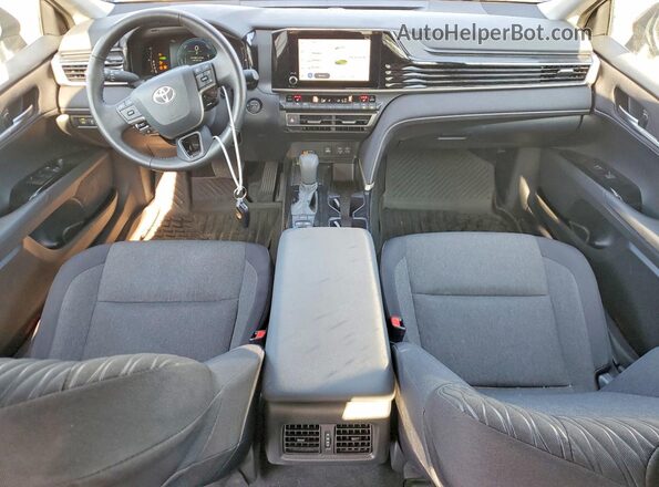 4T1DBADK0SU025324 2025 TOYOTA CAMRY Charcoal Առջևի վահանակի տեսք