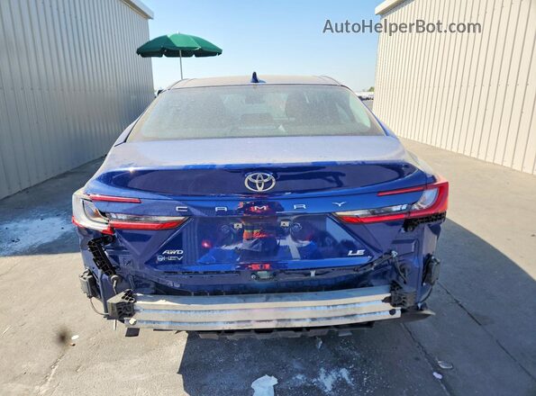 4T1DBADK4SU016514 2025 TOYOTA CAMRY Blue Rear view
