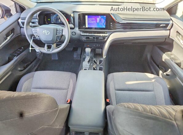 4T1DBADK4SU016514 2025 TOYOTA CAMRY Blue Dashboard view