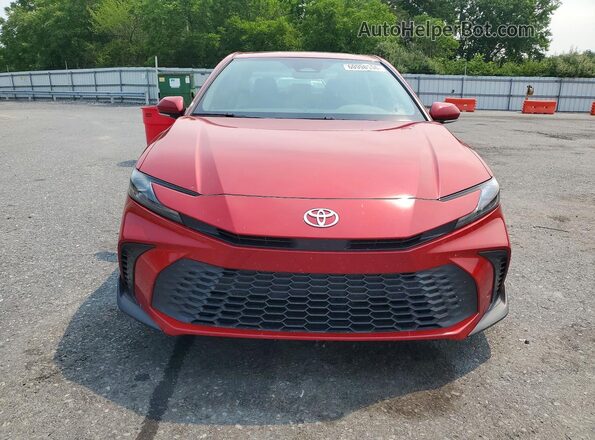4T1DBADK5SU015436 2025 TOYOTA CAMRY Red Vista frontal