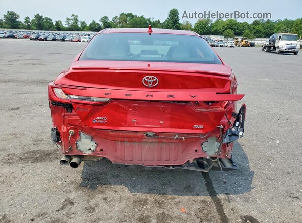 4T1DBADK5SU015436 2025 TOYOTA CAMRY Red Vista trasera