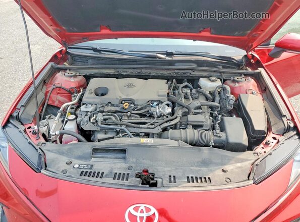 4T1DBADK5SU015436 2025 TOYOTA CAMRY Red Vista interior trasera