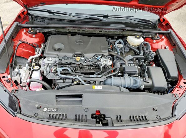 4T1DBADK6SU008494 2025 TOYOTA CAMRY Red Rear interior view