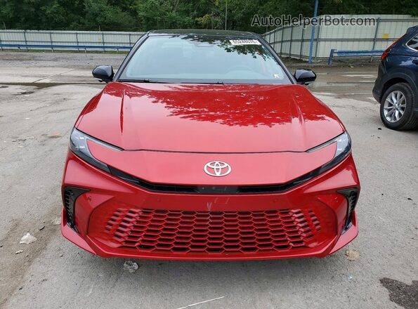 4T1DBADK6SU008494 2025 TOYOTA CAMRY Red Front view