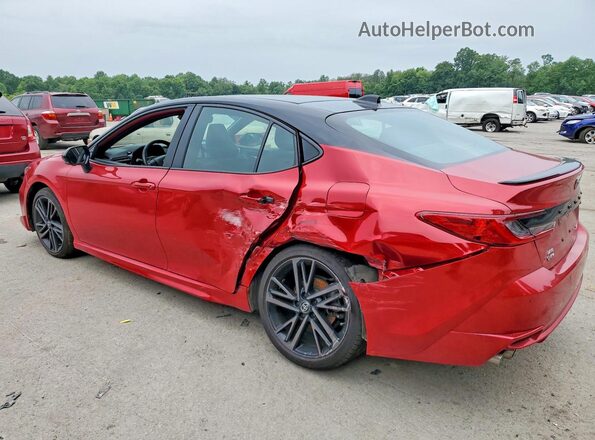4T1DBADK6SU008494 2025 TOYOTA CAMRY Red Rear left
