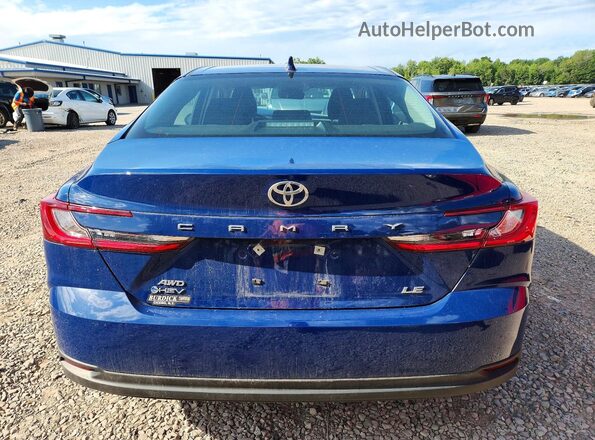 4T1DBADK6SU015168 2025 TOYOTA CAMRY Blue Հետևի տեսք
