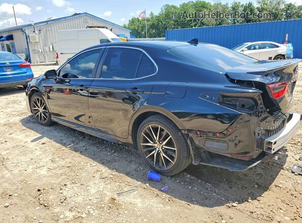 4T1G11AK3MU551292 2021 TOYOTA CAMRY Black Задня ліва чверть