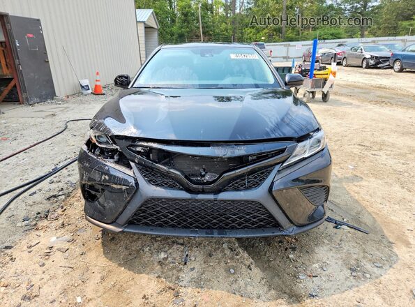 4T1G11AK9LU387612 2020 TOYOTA CAMRY Black Вид спереду