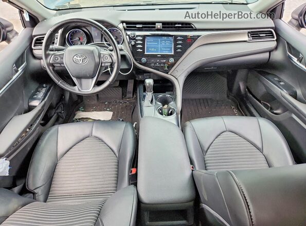 4T1G11AK9LU394320 2020 TOYOTA CAMRY Blue Вид панелі приладів