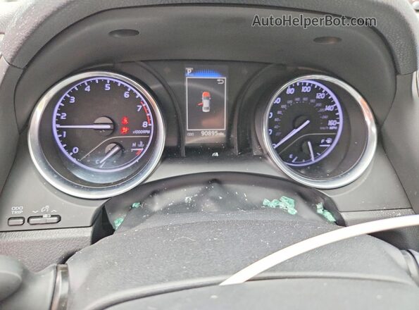 4T1G11AK9LU394320 2020 TOYOTA CAMRY Blue Вид щитка приладів