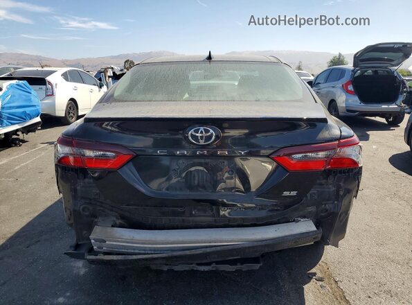 4T1G11AKXMU420117 2021 TOYOTA CAMRY Black Հետևի տեսք