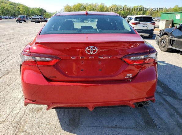 4T1G11BK2PU100485 2023 TOYOTA CAMRY Red Հետևի տեսք