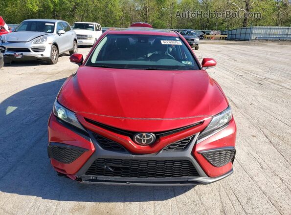 4T1G11BK2PU100485 2023 TOYOTA CAMRY Red Դիմացի տեսք