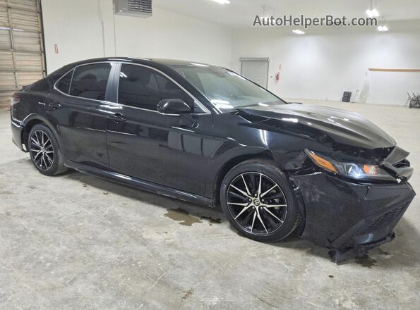 4T1G11BK4RU128050 2024 TOYOTA CAMRY Черный Передняя правая четверть