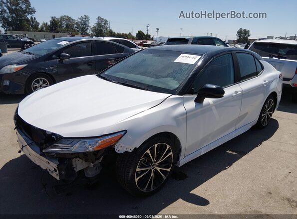 4T1K31AK4RU074142 2024 TOYOTA CAMRY HYBRID White წინა მარცხენა ხედი სამი მეოთხედიდან