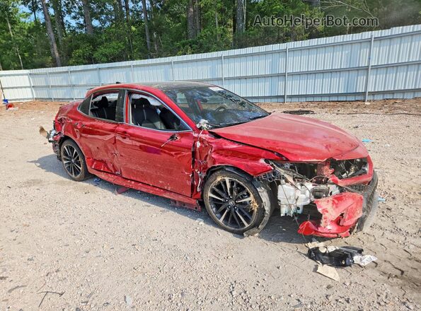 4T1K61AK6LU304441 2020 TOYOTA CAMRY Red Front right