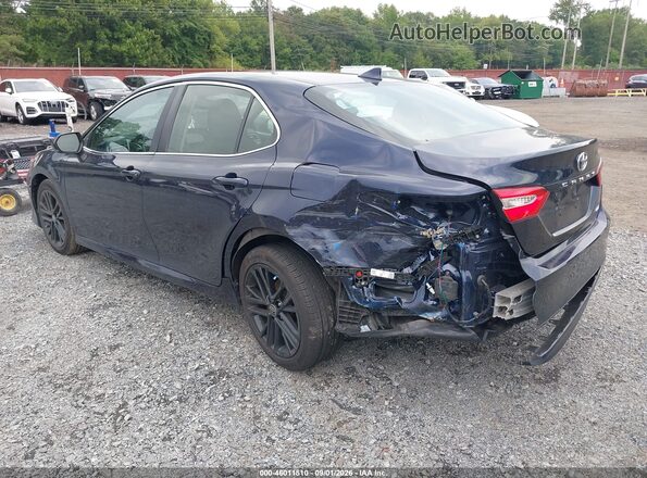 4T1R11AK4NU620162 2022 TOYOTA CAMRY Dark Blue Front view