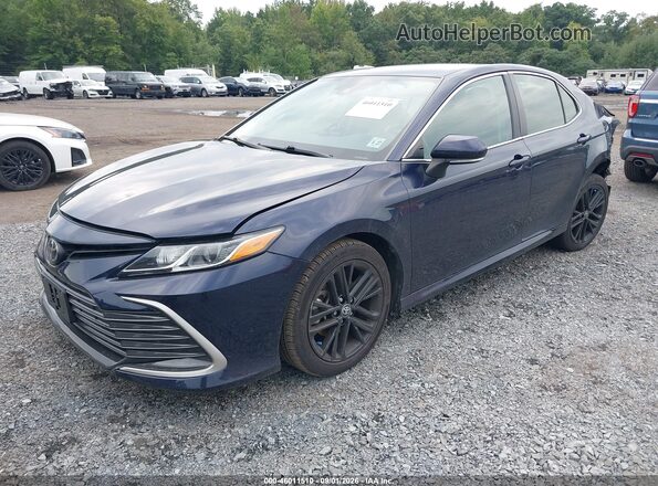 4T1R11AK4NU620162 2022 TOYOTA CAMRY Dark Blue Front left