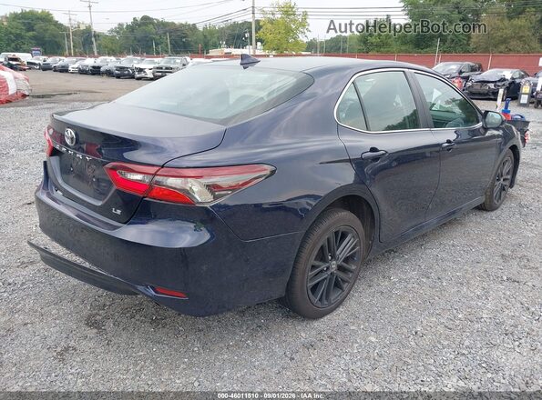 4T1R11AK4NU620162 2022 TOYOTA CAMRY Dark Blue Rear right