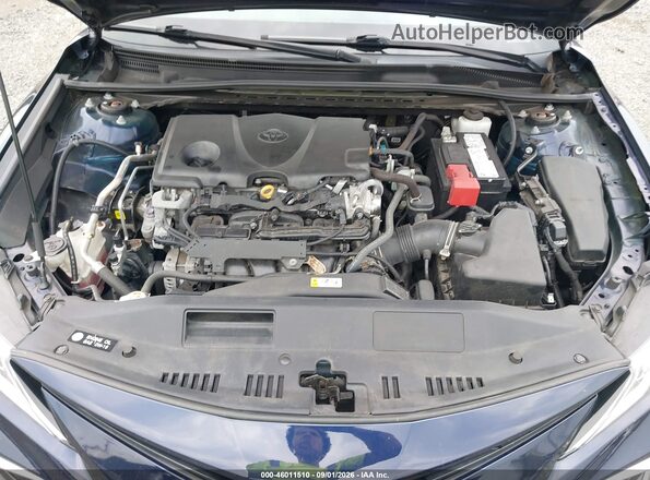 4T1R11AK4NU620162 2022 TOYOTA CAMRY Dark Blue Rear view