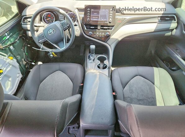 4T1R11AKXMU491715 2021 TOYOTA CAMRY Синий Вид панели приборов