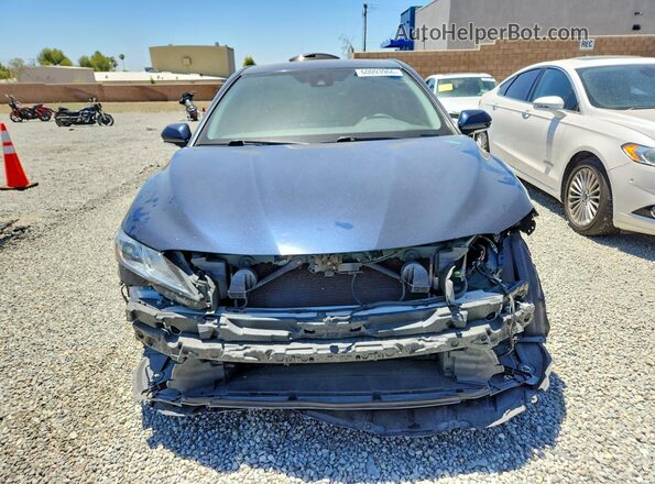 4T1R11AKXMU491715 2021 TOYOTA CAMRY Синий Вид спереди