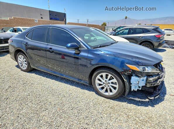 4T1R11AKXMU491715 2021 TOYOTA CAMRY Синий Передняя правая четверть