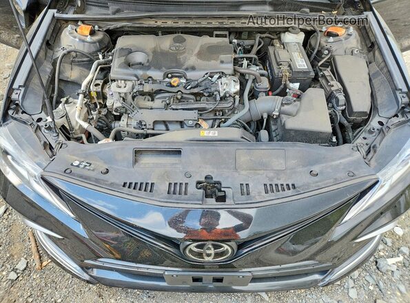 4T1R11BK2MU020334 2021 TOYOTA CAMRY Black Rear interior view