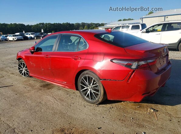 4T1T11AK7RU203744 2024 TOYOTA CAMRY Red Trasero izquierdo
