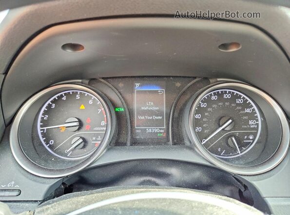 4T1T11AK9MU486611 2021 TOYOTA CAMRY Черный Вид щитка приборов